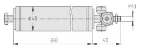 Schließer DT 1/15-KL 40 mit Rollenachse